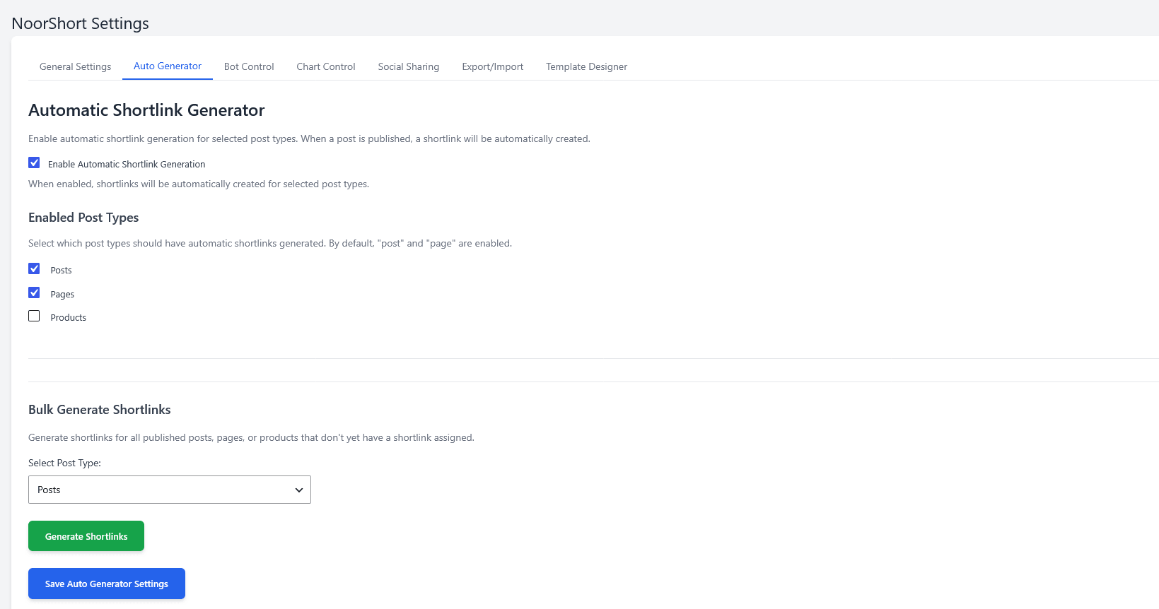 NoorShort – Advanced URL Shortener & Link Management for WordPress